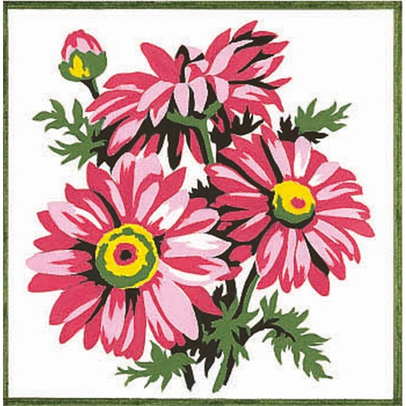 Borduurpakket Bloemen 3