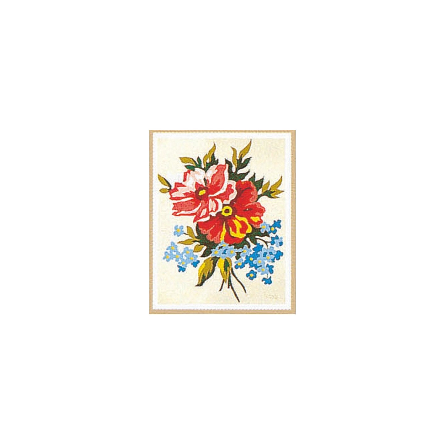 Kit canevas Fleurs 4