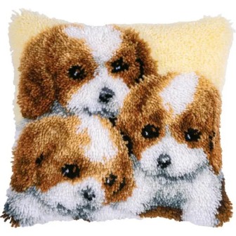 Knüpfkissenpackung 3 Hunde 145646
