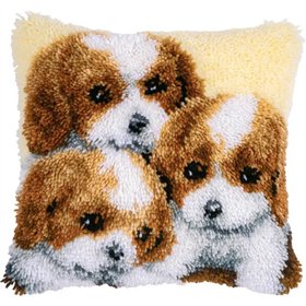 Knüpfkissenpackung 3 Hunde 145646