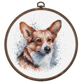 Luca-S Kit de broderie Corgi gallois