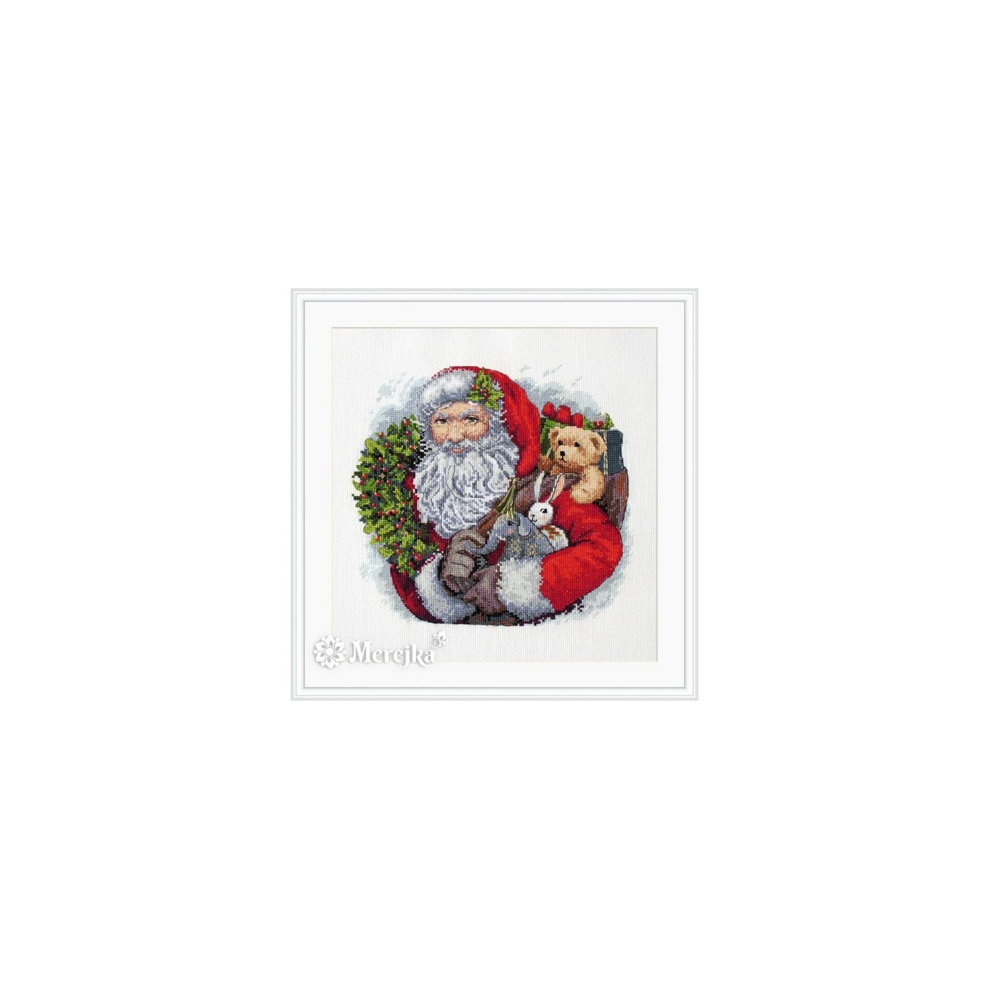 Merejka Stickset über die Weihnachtsmann 