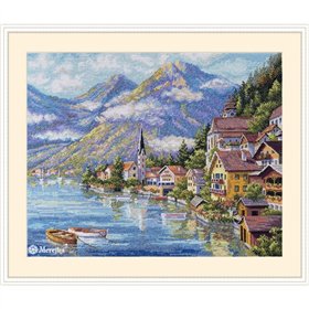 Merejka Embroidery kit Alpine Village