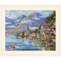 Kit de broderie Village alpin