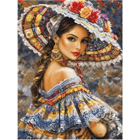 Luca-S Kit de broderie La fête mexicaine