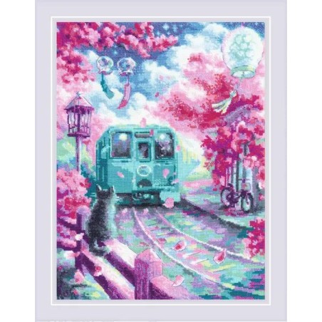 Riolis Embroidery kit Spring Express