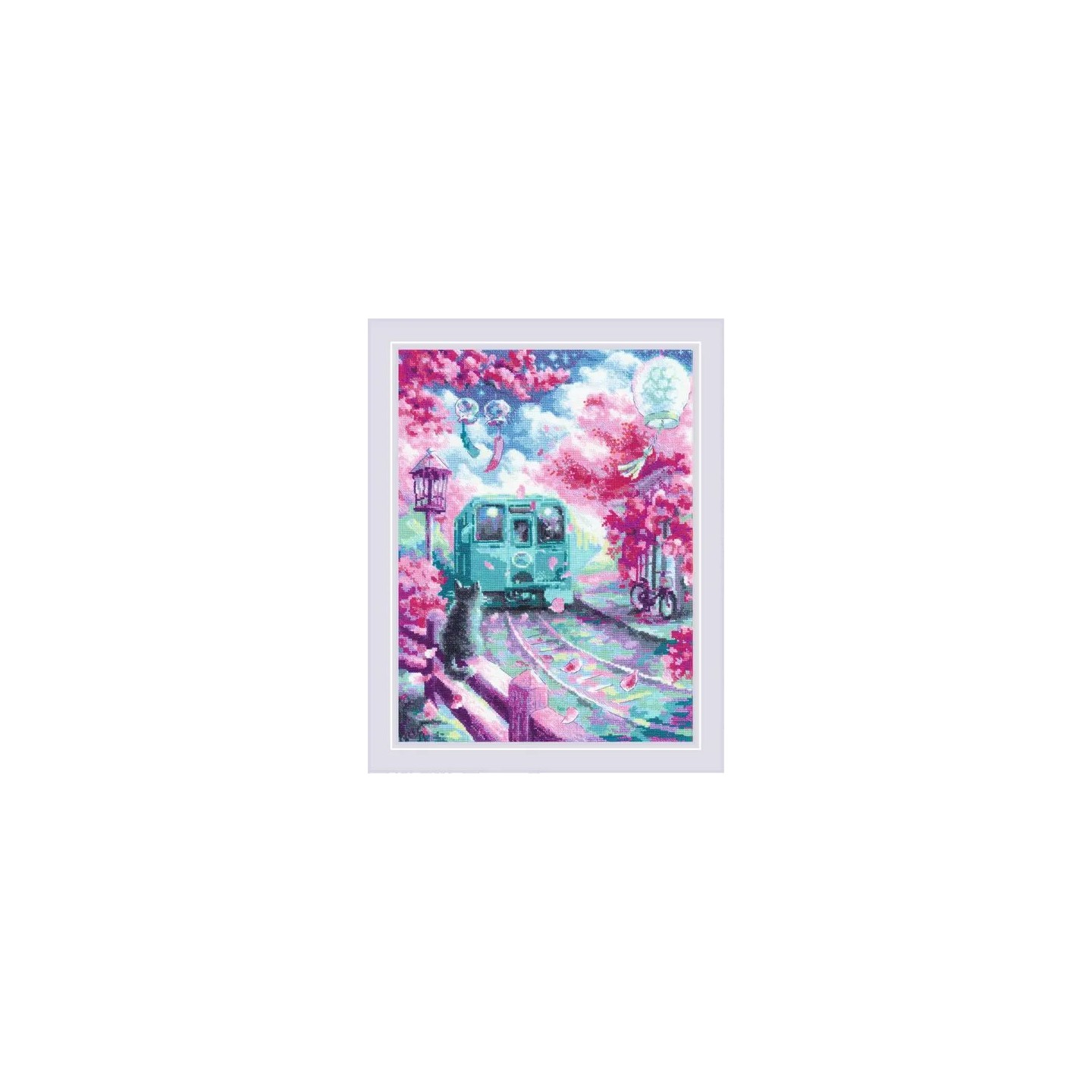 Riolis Embroidery kit Spring Express