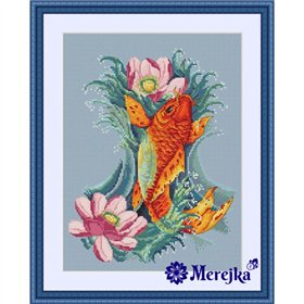 Kit de broderie Koï doré