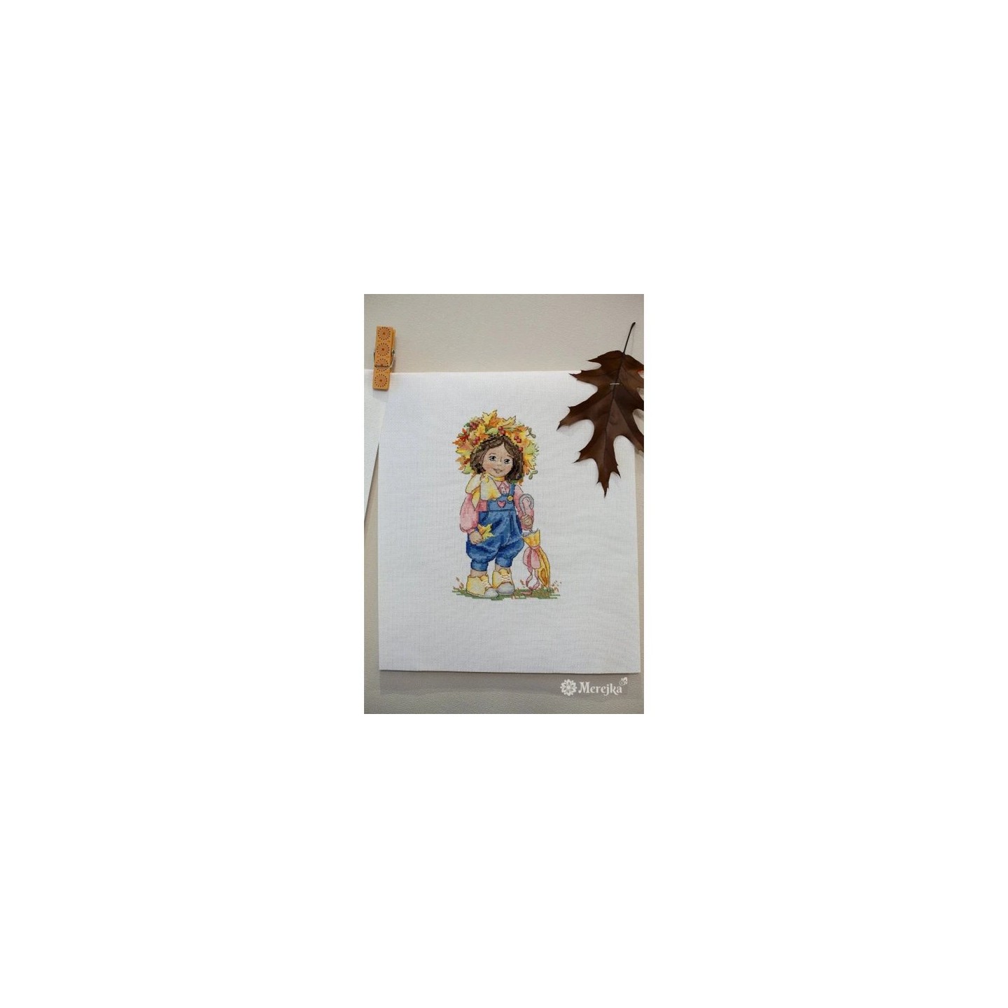 Kit de broderie Fille du printemps
