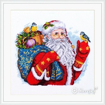 Borduurpakket Vrolijk kerstfeest!