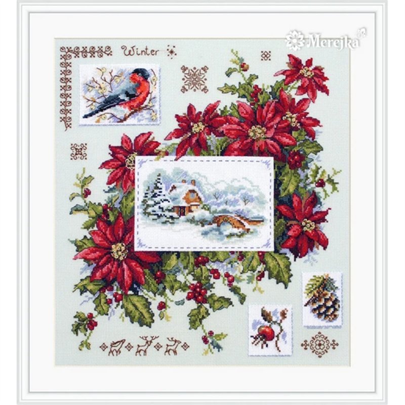 Stickset über die Winter-Sampler
