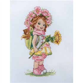 Embroidery kit Summer Girl