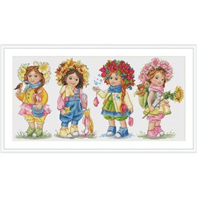 Kit de broderie Sœurs