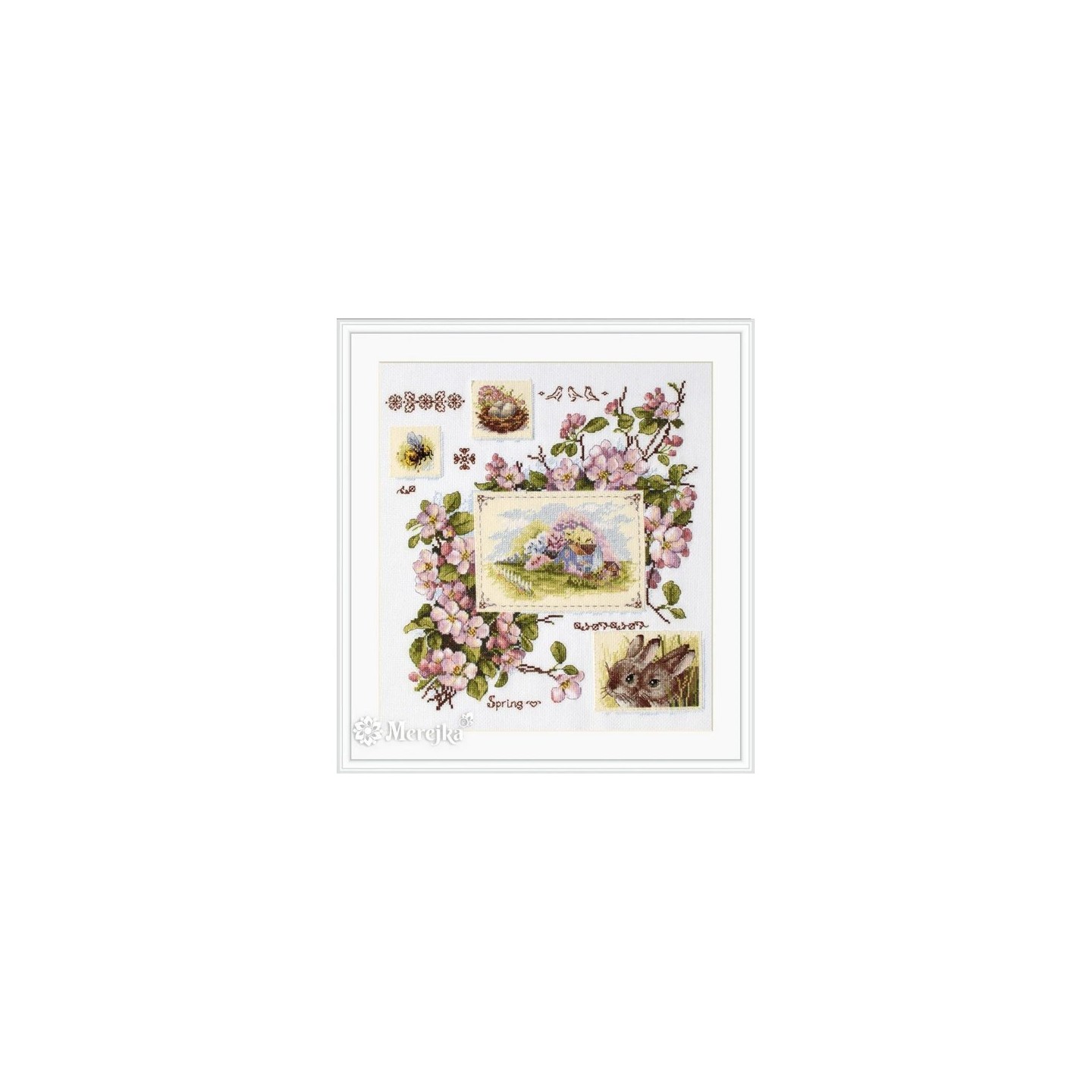 Embroidery kit Spring Sampler