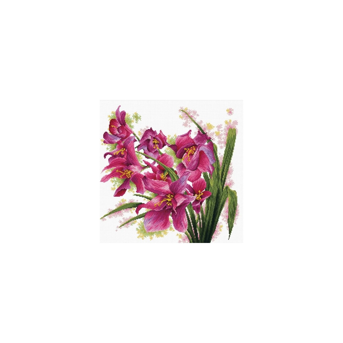 Embroidery kit Lovely Orchids