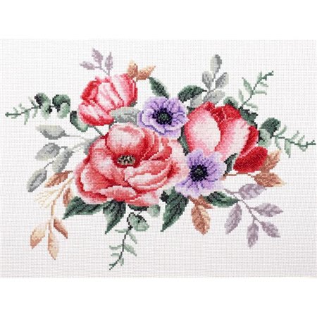 Kit de broderie Bouquet élégant