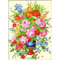 Kit de broderie Composition florale élégante