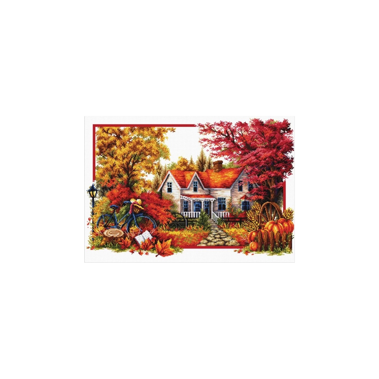 Embroidery kit Autumn Comes
