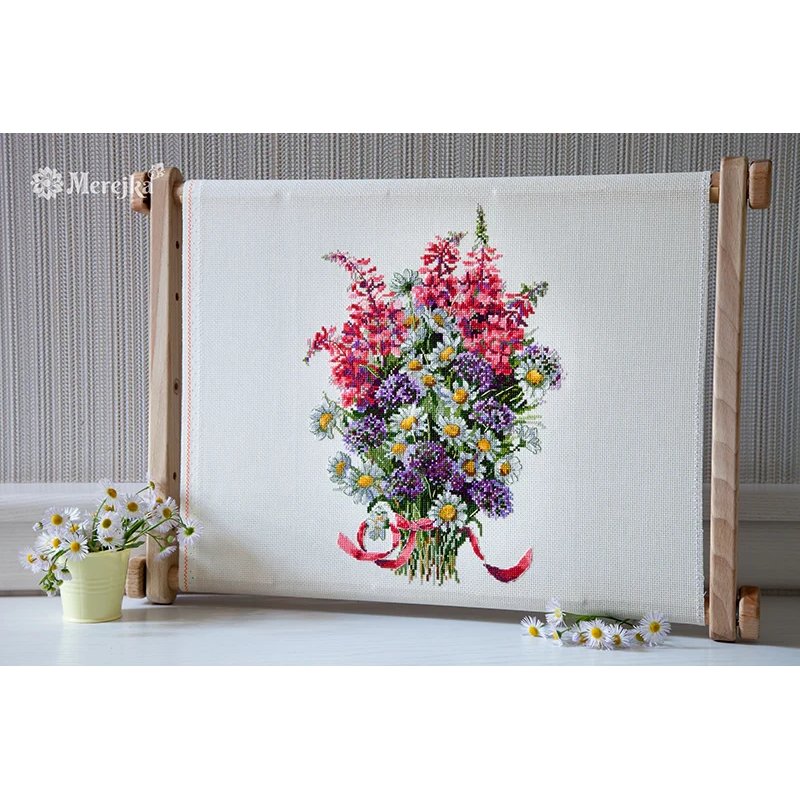 Kit de broderie Le bouquet des champs