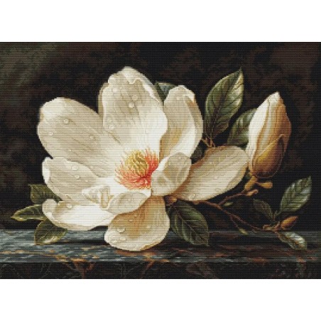 Luca-S Kit de broderie La Rosée du Magnolia