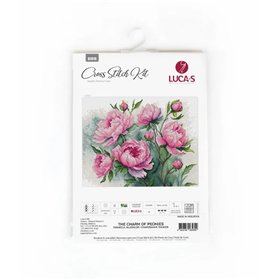 Embroidery kit The Charm of Peonies
