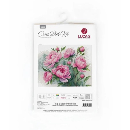 Embroidery kit The Charm of Peonies