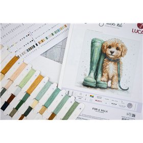 Embroidery kit For a Walk Embroidery kit For a Walk