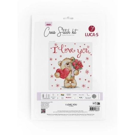 Kit de broderie Je T'aime