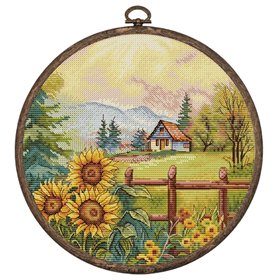 Embroidery kit The House on the Hilltop