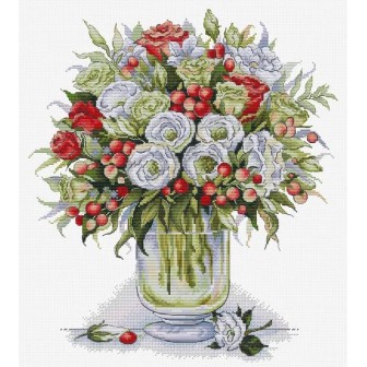 Embroidery kit The Passion Bouquet