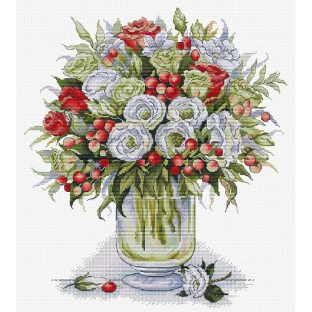 Borduurpakket Het Passieboeket