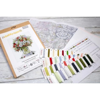 Kit de broderie Le Bouquet de la Passion