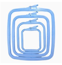 Borduurring Nurge 9,5 x 11 cm pastelblauw