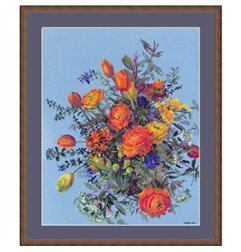 Embroidery kit Sunlit Petals