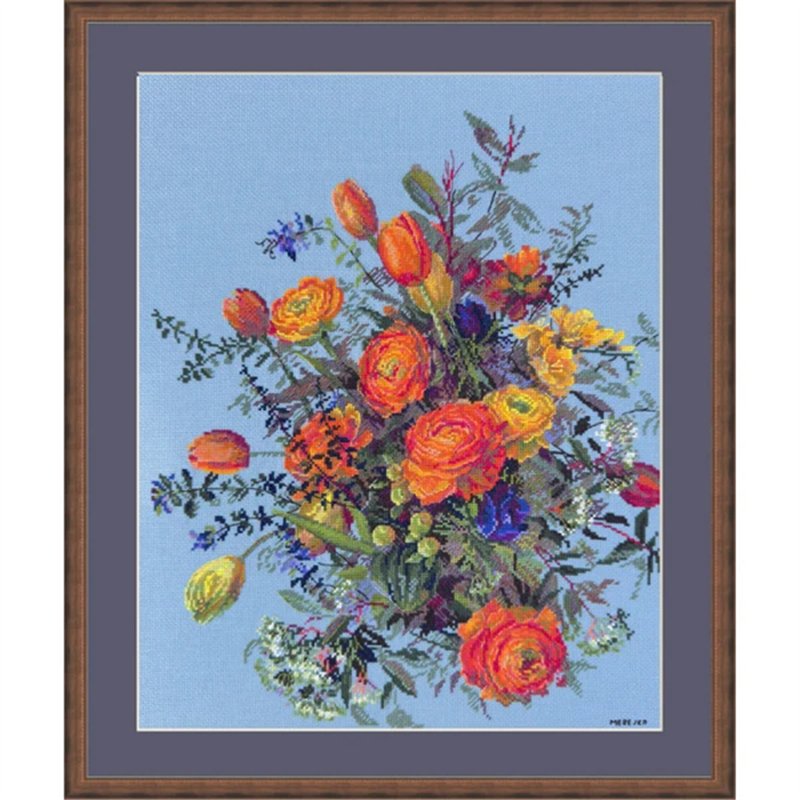 Embroidery kit Sunlit Petals Embroidery kit Sunlit Petals