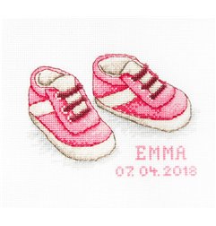 Luca-S Kit de broderie Chaussures de bébé 2