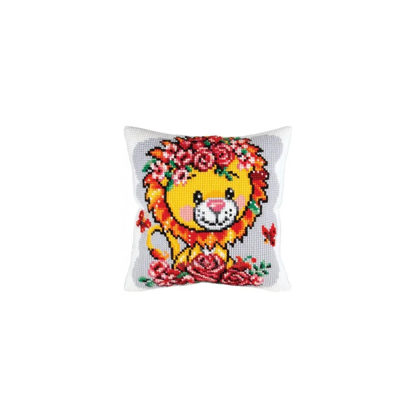 Coussin à broder Lionneau 5424