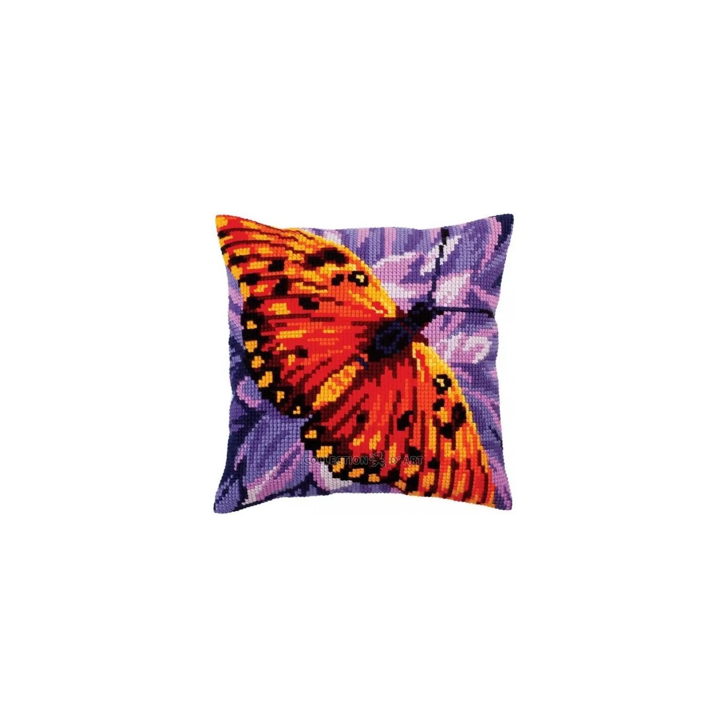 Coussin à broder Graphiques de papillons 5307