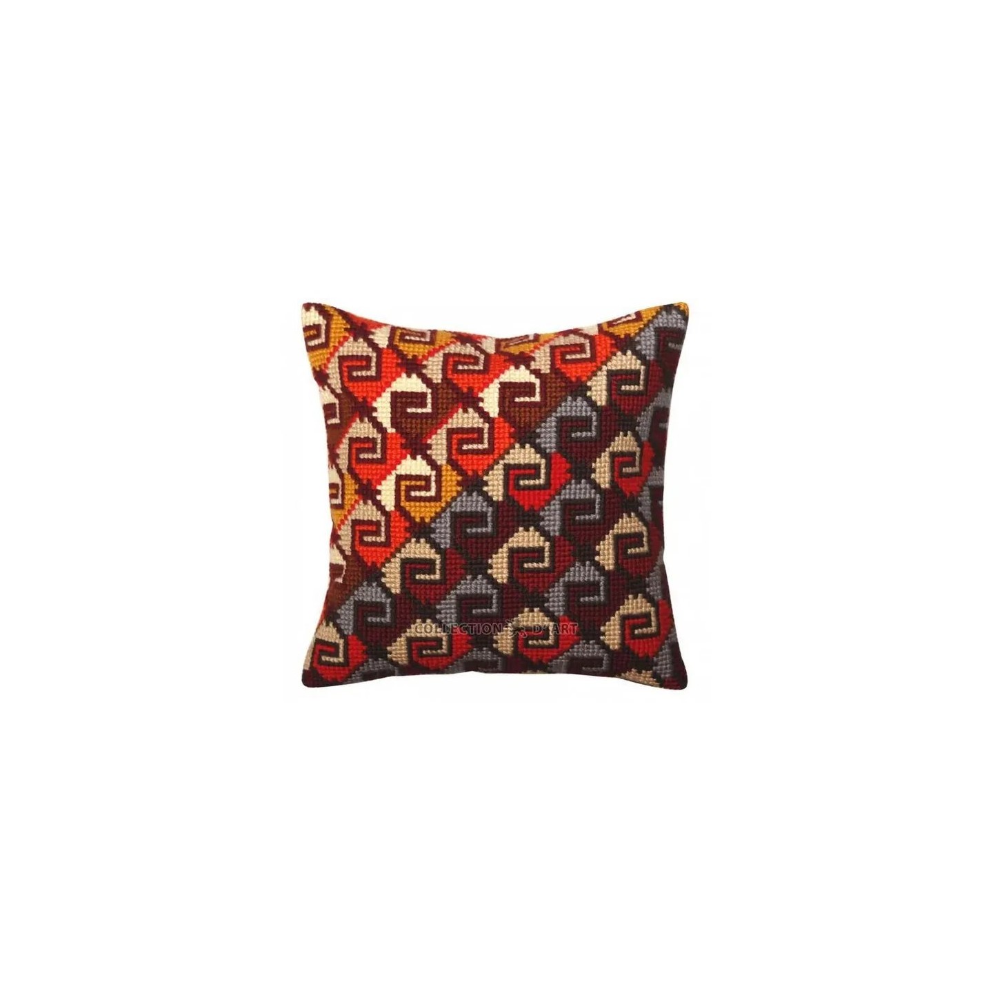 Borduurkussen Peruaans ornament 5368