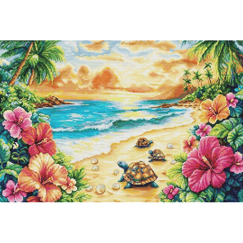 Embroidery kit Tropical Summer Embroidery kit Tropical Summer