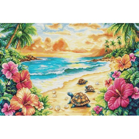 Luca-S Stickset Tropischer Sommer