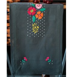 Bedruckter Läuferpackung Feurige Blumen