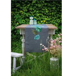 Table runner kit Botanical leaves