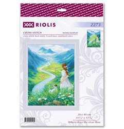Kit de broderie Où coule la rivière ?