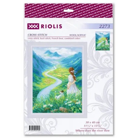 Kit de broderie Où coule la rivière ?