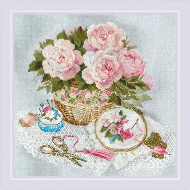 Kit de broderie Moment de couture Kit de broderie Moment de couture