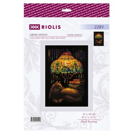Embroidery kit Book Evening