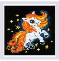 Riolis Kit de broderie Poulain étincelant