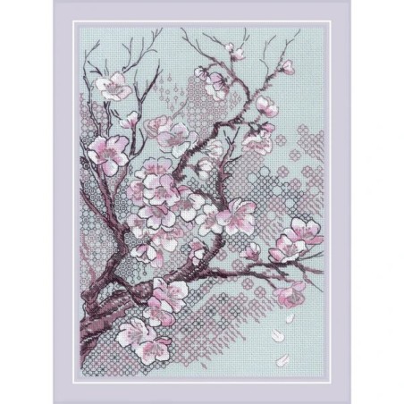 Riolis Kit de broderie Fleurs de prunier