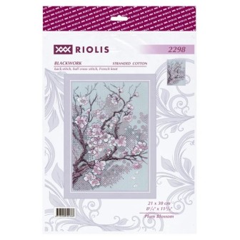 Riolis Kit de broderie Fleurs de prunier